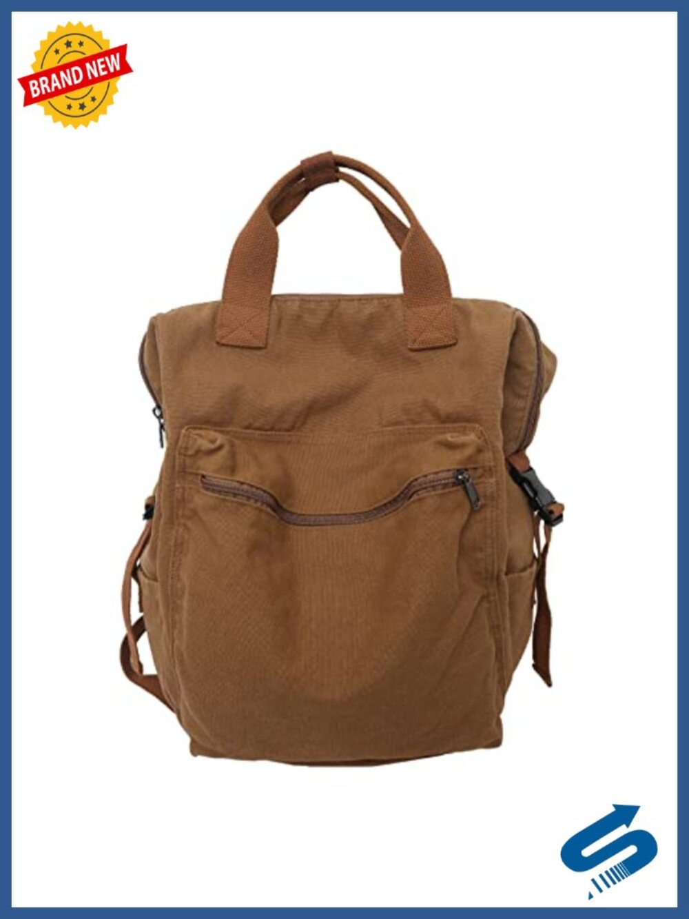 Vintage Denim Laptop Backpack Casual Canvas Daypack Lightweight Rucksack